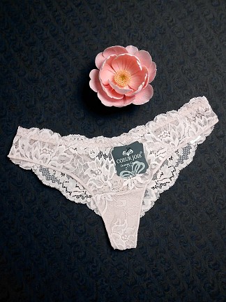 Трусики Coeur Joie 1891 пудра  (Бірка S, M, ХЛ)