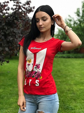 Молодіжна футболка червона