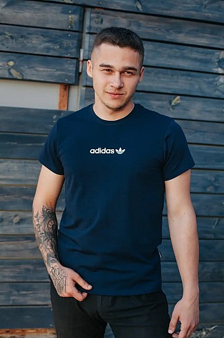 Футболка чоловіча синя (Бірка М)