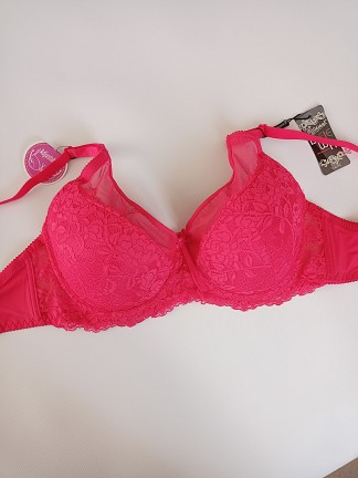 Бюстгальтер Biweier 72522C, малинка, поролон (Бірка 80С,85С,90С)