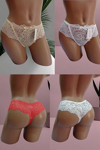 Жіночі трусики мереживні (Бірка М (реальний 2ХS))